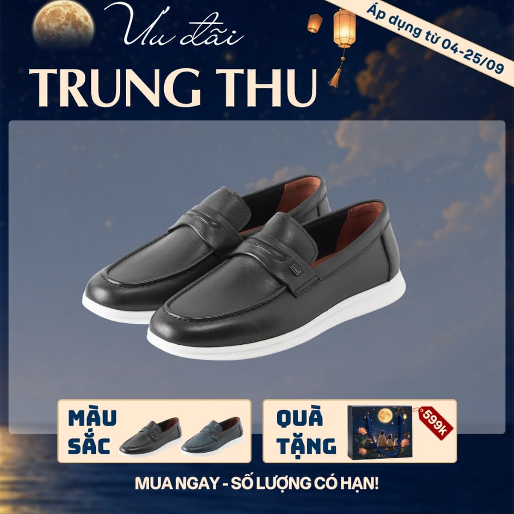 [4-25/9 TẶNG QUÀ TRUNG THU 599K] Giày Tây Nam LECOS LG27 Da Bò Thật Đế Cao 23 Cm Mũi Nhọn Sang Trọng