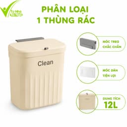 Thùng Rác Nhà Bếp Treo Cánh Tủ Bếp 12L Ngăn Mùi Dễ Tháo Lắp Chống Mùi Hôi GD352 8