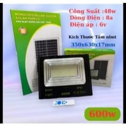 Đèn Pha Vuông Nhôm Năng Lượng Mặt Trời DSY 1000W/ 800W/ 600W/ 500W/ 400W/ 300W/ 200W/ 100W 6