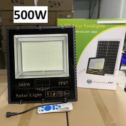 Đèn Pha Vuông Nhôm Năng Lượng Mặt Trời DSY 1000W/ 800W/ 600W/ 500W/ 400W/ 300W/ 200W/ 100W 7