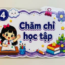Nội Quy Lớp Học Mẫu 2 – Bảng Nội Quy Trang Trí Lớp Học Mầm Non Tiểu Học, Decor Góc Học Tập 4