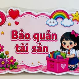 Nội Quy Lớp Học Mẫu 2 – Bảng Nội Quy Trang Trí Lớp Học Mầm Non Tiểu Học, Decor Góc Học Tập 2