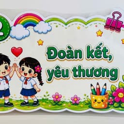 Nội Quy Lớp Học Mẫu 2 – Bảng Nội Quy Trang Trí Lớp Học Mầm Non Tiểu Học, Decor Góc Học Tập 6