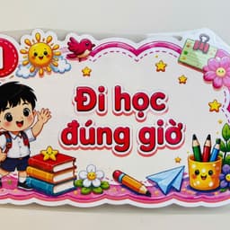 Nội Quy Lớp Học Mẫu 2 – Bảng Nội Quy Trang Trí Lớp Học Mầm Non Tiểu Học, Decor Góc Học Tập 7