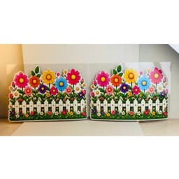 Hoa Chân Tường Mẫu 1 – Trang Trí Chân Tường Lớp Học Mầm Non Tiểu Học, Decor Lớp 3
