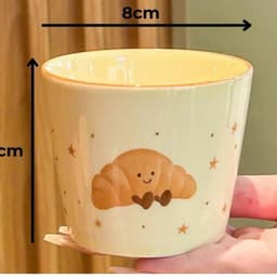 Ly/Cốc Sứ (Trụ) 3D Trái Cây, Bánh Ngọt Dễ Thương 2