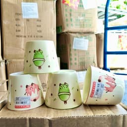 Ly/Cốc Sứ (Trụ) 3D Trái Cây, Bánh Ngọt Dễ Thương 9