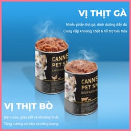 [2 Vị] Pate lon cho chó làm từ thịt và rau củ FAENBEI 375g 5