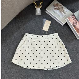 (Dmina) Chân váy ngắn dáng A chân váy nữ basic thanh lịch có quần bảo hộ dễ phối đồ Basic Skirt 5