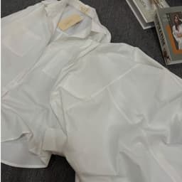 (Dmina) Áo Sơ Mi Nữ Oversize Shirt , áo sơmi form rộng basic dễ mặc dễ phối đồ chất vải nhập mát 2