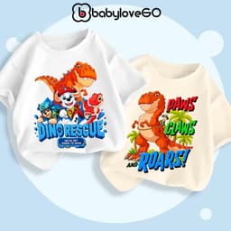 Áo thun cho bé trai BabyloveGO 2026 áo phông cho bé BabyloveGO in hoạt hình hottrend đáng yêu độc đáo 2
