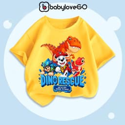 Áo thun cho bé trai BabyloveGO 2026 áo phông cho bé BabyloveGO in hoạt hình hottrend đáng yêu độc đáo 8