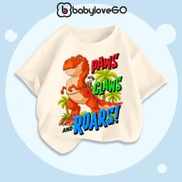 Áo thun cho bé trai BabyloveGO 2026 áo phông cho bé BabyloveGO in hoạt hình hottrend đáng yêu độc đáo 7