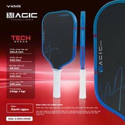 Vợt Pickleball KIVIX MAGIC Carbon T700 Giúp Tăng Độ Ổn Định, Khả Năng Kiểm Soát Và Độ Xoáy 5