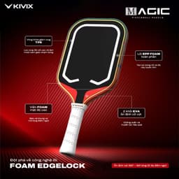 Vợt Pickleball KIVIX MAGIC Carbon T700 Giúp Tăng Độ Ổn Định, Khả Năng Kiểm Soát Và Độ Xoáy 8