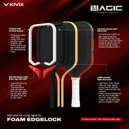 Vợt Pickleball KIVIX MAGIC Carbon T700 Giúp Tăng Độ Ổn Định, Khả Năng Kiểm Soát Và Độ Xoáy 6