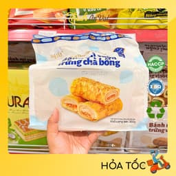 Bánh Mì Cuộn Trứng Vị Socola/Khoai Môn/Chà Bông Heshan 360g - Thích Ăn Vặt 4