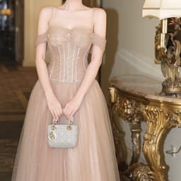 ĐẦM MAXI 2S COSET ĐÍNH ĐÁ TAY RƠI CV TÙNG DÀI LINLUXE 4