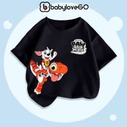 Áo thun bé trai BabyloveGO áo thun cho bé in hình độc đáo chất Cotton mềm mịn thấm hút mồ hôi 5