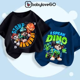 Áo thun cho bé trai BabyloveGO áo phông cộc tay chất cotton thoáng mát phong cách US/UK 4