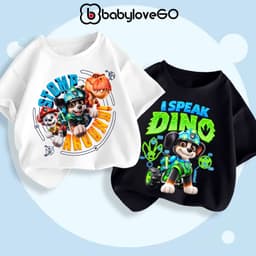 Áo thun cho bé trai BabyloveGO áo phông cộc tay chất cotton thoáng mát phong cách US/UK 2