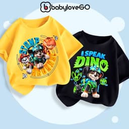 Áo thun cho bé trai BabyloveGO áo phông cộc tay chất cotton thoáng mát phong cách US/UK 5
