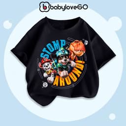 Áo thun cho bé trai BabyloveGO áo phông cộc tay chất cotton thoáng mát phong cách US/UK 9