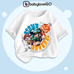 Áo thun cho bé trai BabyloveGO áo phông cộc tay chất cotton thoáng mát phong cách US/UK 7