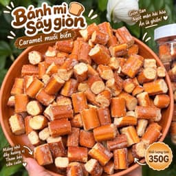 Bánh Mì Sấy Giòn Caramel Muối Biển Paco Food Hủ 350g – Đồ Ăn Vặt Giòn Rụm Thơm Béo, Bánh Mì Caramel Ngọt Mặn Ăn Là Ghiền 9