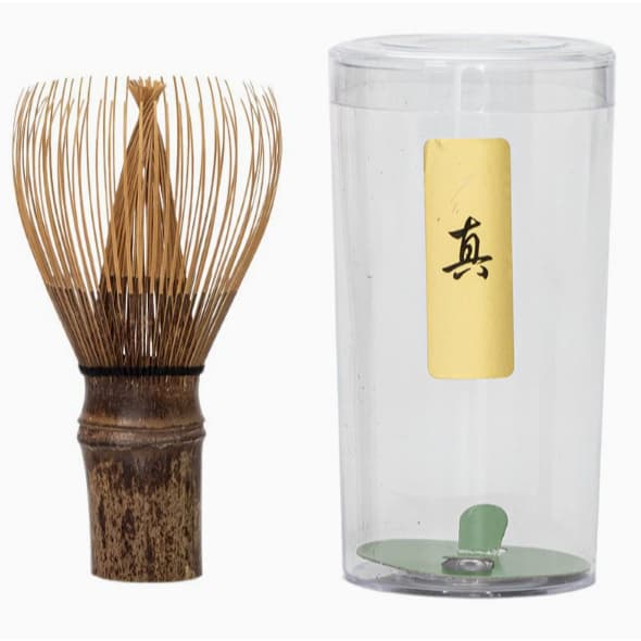 Chổi Shin Chasen Tre Tím Cao Cấp, Chổi Đánh Matcha, Dụng Cụ Khuấy Trà