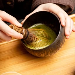 Chổi Shin Chasen Tre Tím Cao Cấp, Chổi Đánh Matcha, Dụng Cụ Khuấy Trà 4