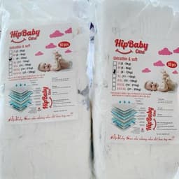 [Rẻ Vô Địch] Combo 150 Miếng Bỉm Quần HIPBABYCARE Thấm Hút Tốt, Mềm Mại Đủ Size S-6XL, Bỉm Chất Lượng Giá Rẻ 3