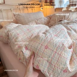 Ga gối giường đũi hàn mẫu mới hot trend 2026 tặng kèm vỏ gối đầu đủ kích cỡ nệm 80cm/1m/m2/m6/m8/2m hàng đũi loại 1 5