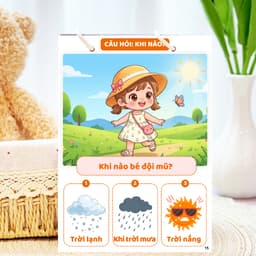 Thẻ Flash EVON BABY dạy bé tập nói - Bé Tư Duy Hỏi Đáp Rèn Phản Xạ Trả Lời Câu Hỏi 4