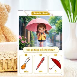 Thẻ Flash EVON BABY dạy bé tập nói - Bé Tư Duy Hỏi Đáp Rèn Phản Xạ Trả Lời Câu Hỏi 3