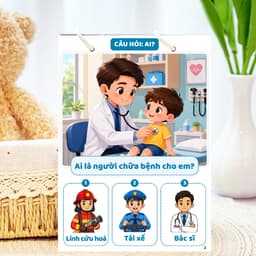 Thẻ Flash EVON BABY dạy bé tập nói - Bé Tư Duy Hỏi Đáp Rèn Phản Xạ Trả Lời Câu Hỏi 2