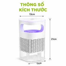 Đèn Bắt Muỗi Thông Minh Kèm Đèn Ngủ Ánh Sáng Xanh Thu Hút Muỗi Bằng Ánh Sáng UV GD390 6