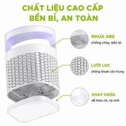 Đèn Bắt Muỗi Thông Minh Kèm Đèn Ngủ Ánh Sáng Xanh Thu Hút Muỗi Bằng Ánh Sáng UV GD390 7