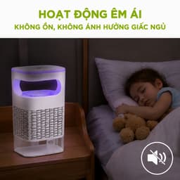Đèn Bắt Muỗi Thông Minh Kèm Đèn Ngủ Ánh Sáng Xanh Thu Hút Muỗi Bằng Ánh Sáng UV GD390 4