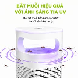 Đèn Bắt Muỗi Thông Minh Kèm Đèn Ngủ Ánh Sáng Xanh Thu Hút Muỗi Bằng Ánh Sáng UV GD390 3