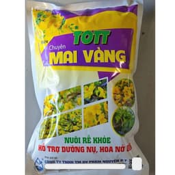 Phân bón Mai vàng, bao 5kg, Dưỡng cây, đâm chồi, ra rễ mạnh, Phân Bón TOTT Mai vàng 7