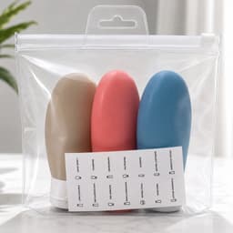 Bình Chiết Silicone Mềm Tiện Lợi 60ml, Dễ Bóp, Có Nắp Lật, Phù Hợp Đựng Dầu Gội, Sữa Tắm, Kem Dưỡng Và Mỹ Phẩm Khi Du Lị 2