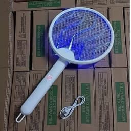 Vợt bắt muỗi kiêm đèn bắt muỗi gấp gọn 2 Trong 1 và Cây vợt muỗi CYX D88 4