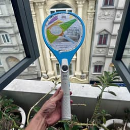 Vợt bắt muỗi kiêm đèn bắt muỗi gấp gọn 2 Trong 1 và Cây vợt muỗi CYX D88 9