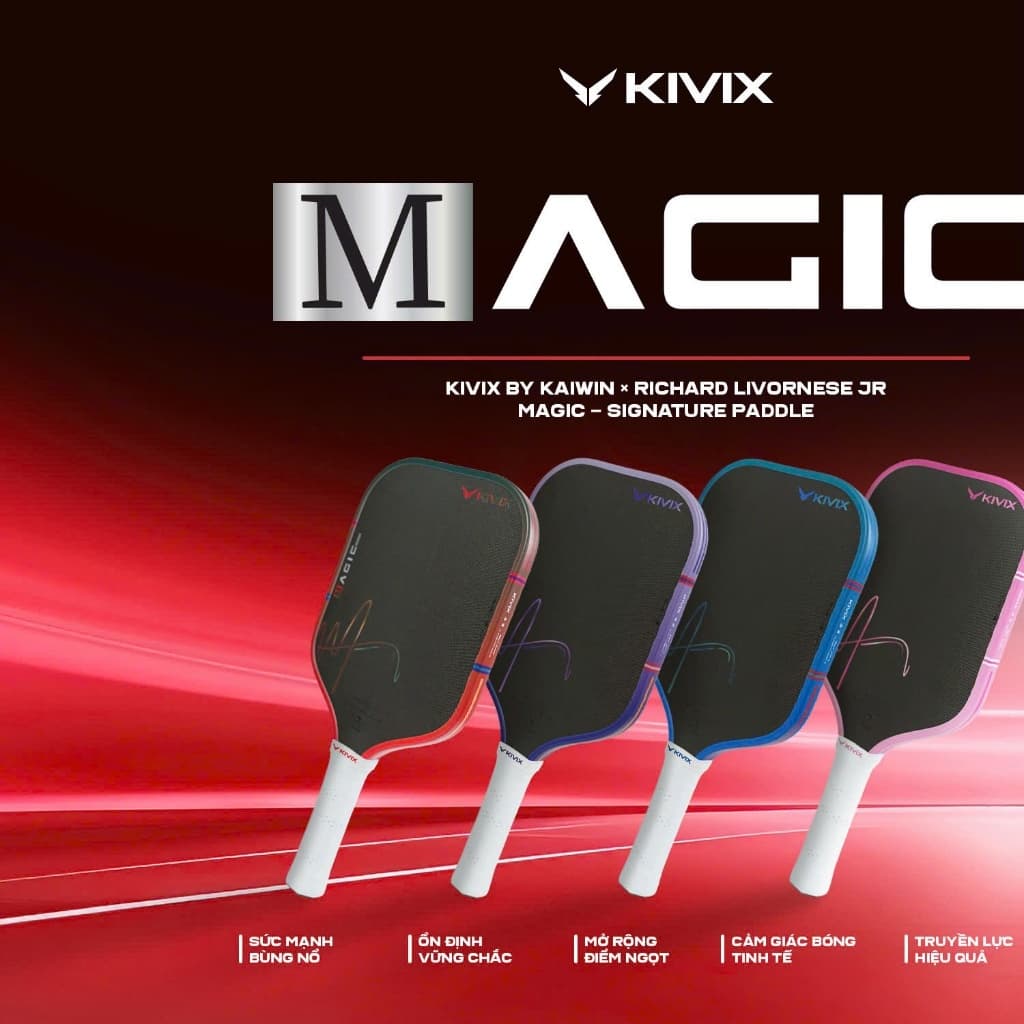 Vợt Pickleball KIVIX MAGIC Carbon T700 Giúp Tăng Độ Ổn Định, Khả Năng Kiểm Soát Và Độ Xoáy