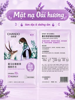 [HÀNG CHÍNH HANG- BẢN TRUNG] MẶT NẠ CHANDO HIMALAYA DATE 2029 7