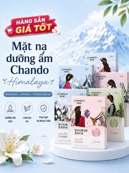 [HÀNG CHÍNH HANG- BẢN TRUNG] MẶT NẠ CHANDO HIMALAYA DATE 2029 2
