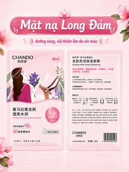 [HÀNG CHÍNH HANG- BẢN TRUNG] MẶT NẠ CHANDO HIMALAYA DATE 2029 5