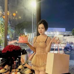 Đầm Lưới Chấm Bi Corset Tay Cánh Tiên Dáng Xòe Tầng Gợn Sóng Gợi Cảm Ananclothing 8
