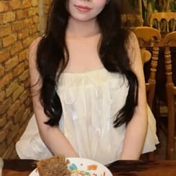 Áo Hai Dây Voan Bồng Babydoll Màu Kem Phối Ren Ngực Nơ Nhẹ Nhàng Nữ Tính Mặc Đi Biển Đi Chơi 7